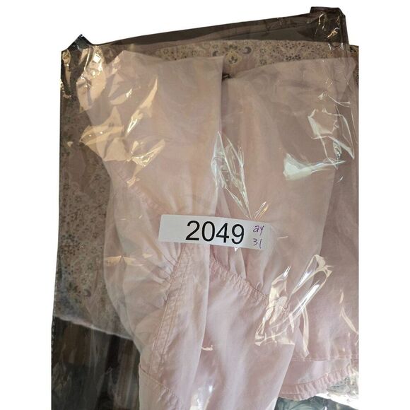 Denim 24/7 Light Pink Button-Down Shirt With Pockets L fairycore cottagecore - Picture 7 of 7